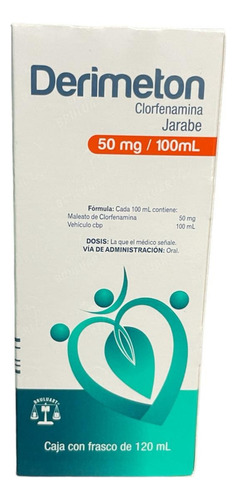 Derimeton Clorfenamina Jarabe 50 Mg / 100 Ml