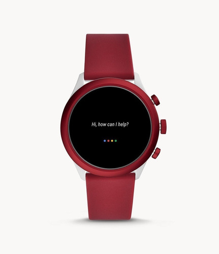 Smartwatch Fossil Sport Rojo 43 Mm Nuevo Envio Gratis