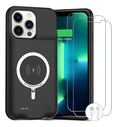 Funda De Batería Para iPhone 13 Pro Max, 10800 Mah Recargabl