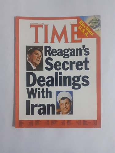 Time En Inglés Reagan Tratos Secretos Con Irán Año 1986