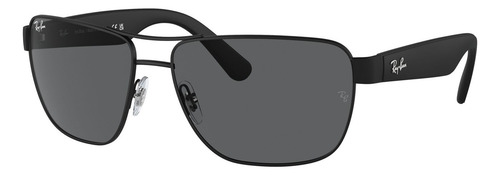 Óculos De Sol Ray-ban 0rb3745l Masculino Retangular Preto