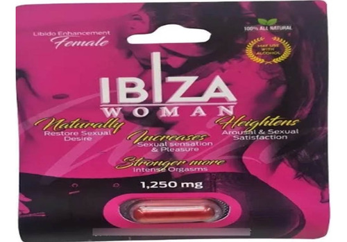 Ibiza Woman 3 Capsulas Femenino Mayor Placer Y Deseo