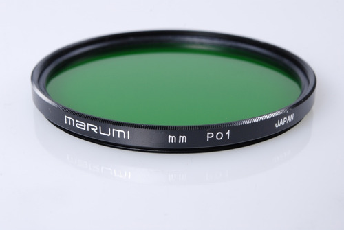 Imagen 6 de 9 de Filtro Marumi Verde Po1 Corrector P/ Blanco Y Negro Ø 77mm