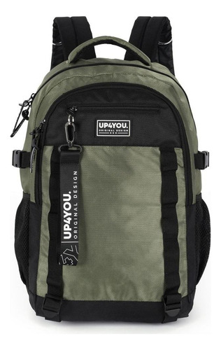 Mochila De Costas Notebook Up4you Unissex Verde Luxcel