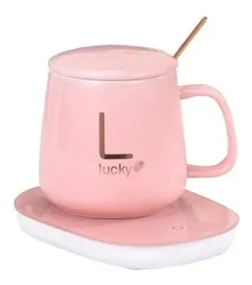 Taza Con Base Calentadora Para Café O Té