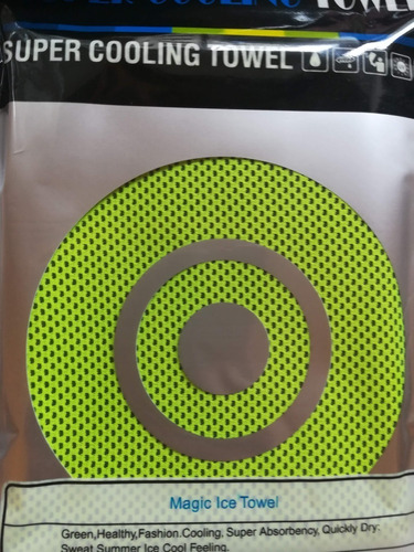 Toalla Fría Microfibra Deportiva 30x80 Secado Rápido Towel