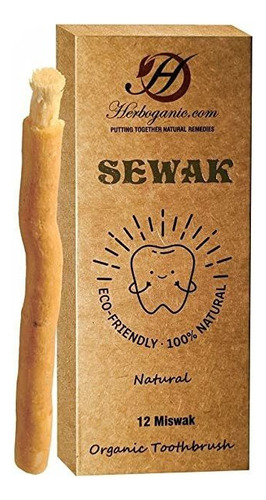 Sewak Herboganic Natural Miswak Cepillo De Dientes Tradic