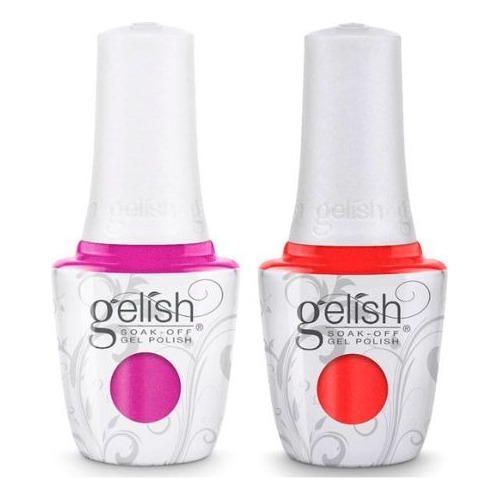 Pack Permanente Gelish Flamingo Float+flip Flops...estylosas