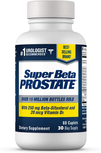 60cap Super-beta Prostate Próstata Beta-sitosterol + Vitam D