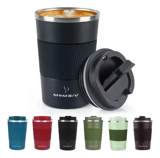 12oz Travel Mug, Insulated Coffee Cup With Leakproof Li...