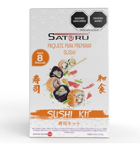 Paq. De Productos Para Hacer Sushi Con Arroz Cocido Incluido