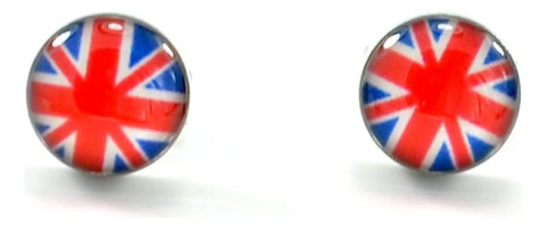 Pendientes De Acero Inoxidable Con Bandera Británica, Reino 