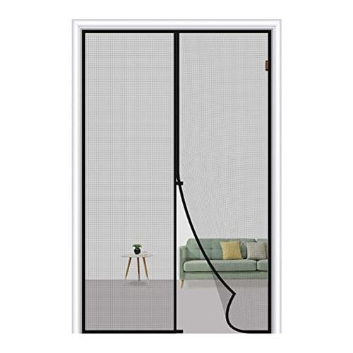 Cortina Magnética Para Puerta 32x80'' De Fibra De Vidrio