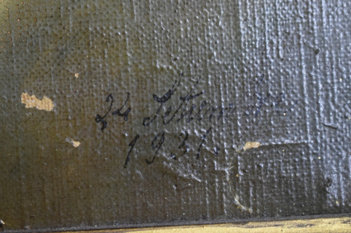 Oleo Virgen De La Merced Mercedarios Firmado 1931 Arte Sacro (Usado)