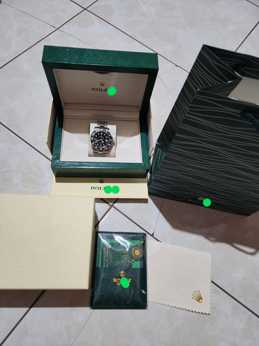 Reloj Rolex Gmt Máster 2 Clásico Negro Caja Y Equipo 41mm (Usado)