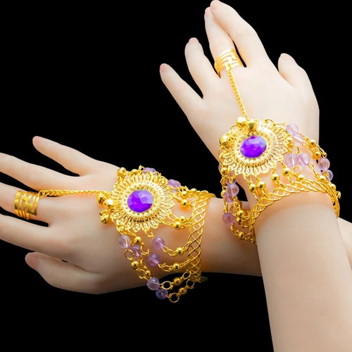 New, Conjunto Indio De Danza Del Vientre For Mujer, Danza
