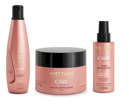 Kit Aneethun Care System Sh 300ml + Másk 250g + Fluido 120ml