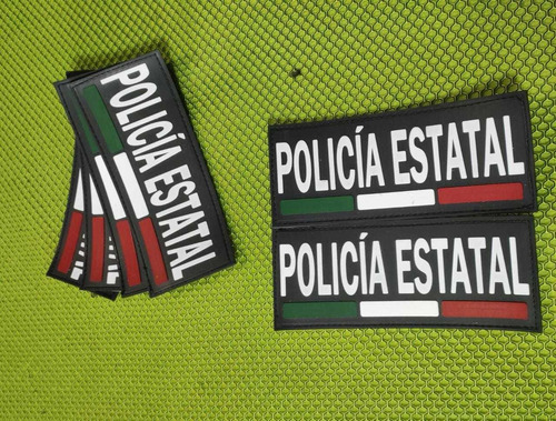 Parche Táctico Policía Estatal Velcro Para Chaleco 