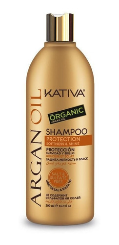 Shampoo Kativa Argan Oil 500ml - mL a $72
