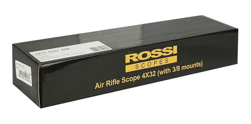 Imagem 6 de 6 de Luneta Rossi 4x32 Poly Selada Mount 3/8p 11mm Tática