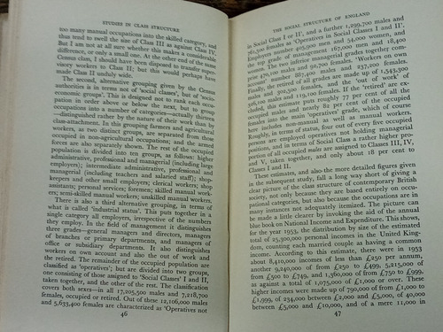 Imagen 4 de 5 de Studies In Class Structure * G. D. H. Cole * Sociology *
