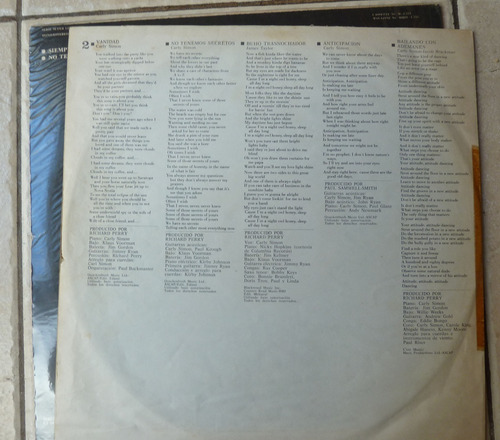 Disco Vinilo Carly Simon The Best Of Carly Simon (Usado)