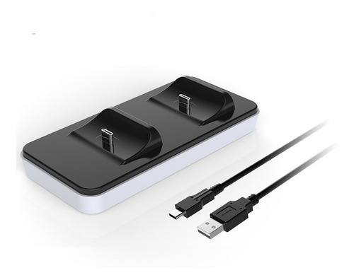 Base Carga Juega Controles Ps5 Dock Doble Estacion Dual Usb