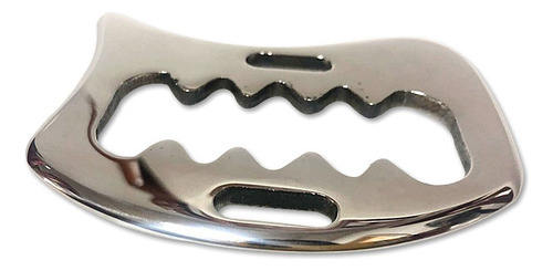 . Herramienta De Masaje Raspador Gua Sha De Acero Inoxidable