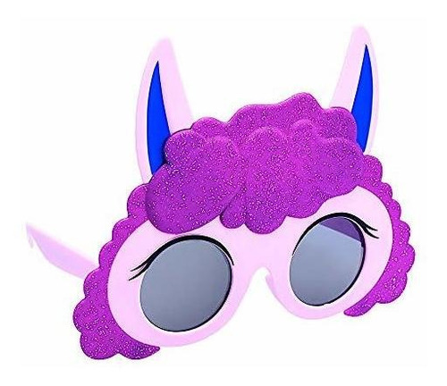 Accesorio Disfrace - Sun-staches Purple Llama Animal Charact