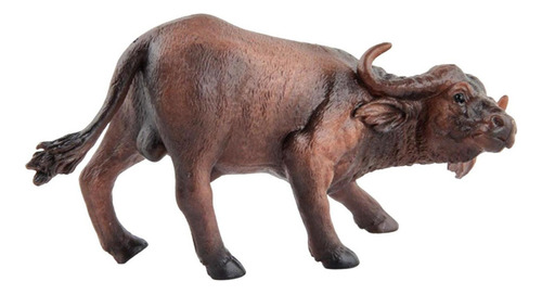 Qianyuu Modelos De Búfalos Animais Estatuetas Escultura