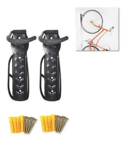 2 Soporte Gancho Porta Bicicleta Pared Colgador Bicicletas