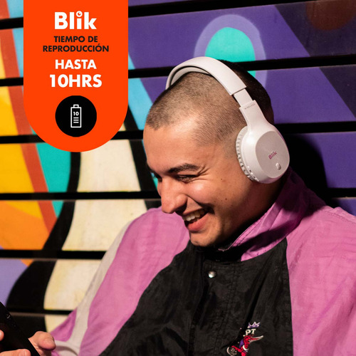 Audífonos Bluetooth Blik Soul150 Blanco