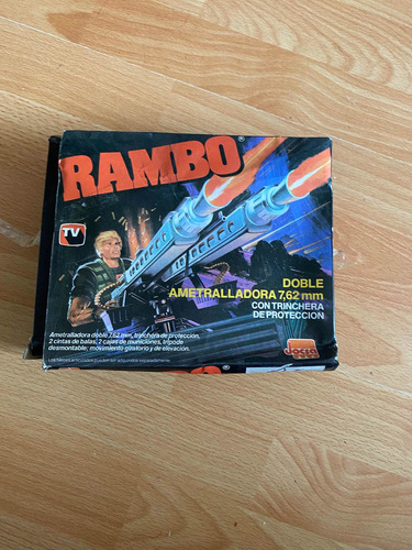 Rambo Jocsa Ametralladora Doble Con Trinchera 80s