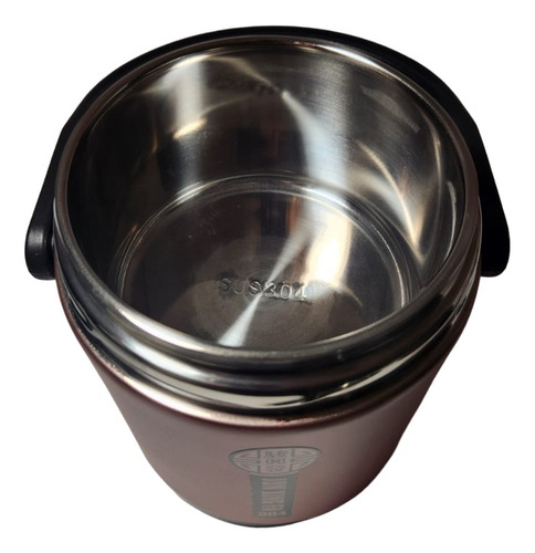 Lunchera Vianda Conservadora Redonda Térmica Acero Inox 1.6l