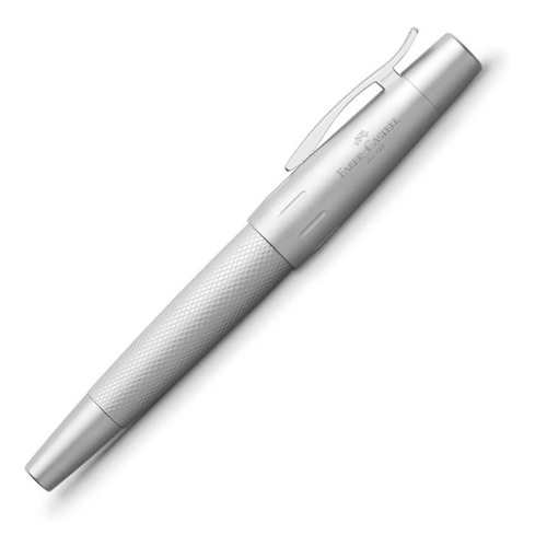 Lapicera Pluma Faber-castell E-motion Pure Silver - Medium