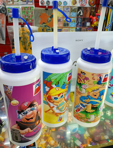 Pepsilindros Los Picapiedras Colección Completa Vintage 90s (Usado)