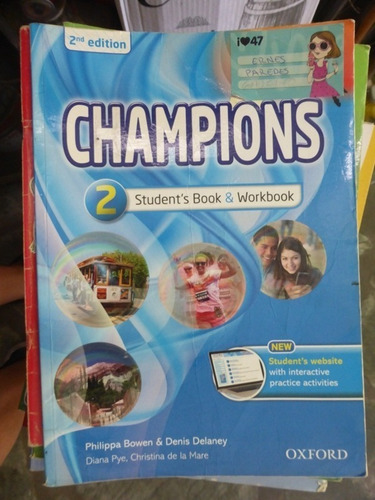 Champions 2 Student's Book & Workbook 2da Ed - Oxford - 2018