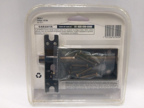 Imagen 1 de 1 de Pasador De Seguridad Con Cadena Hermex