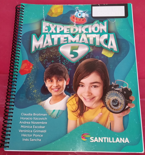 Expedicion Matematica 5. Editorial Santillana