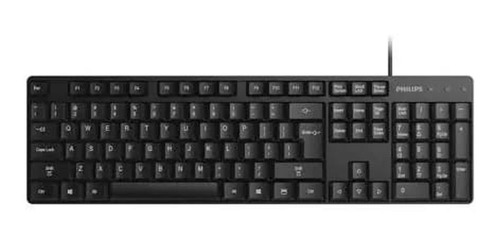 Teclado Alambrico Usb Philips Mod Spk6254 - Malik