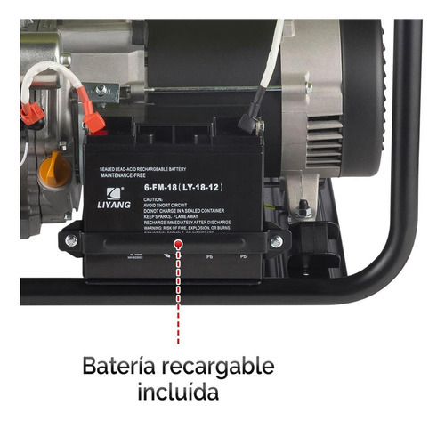 Generador Eléctrico A Gasolina Zynch 8000 W 14 Hp