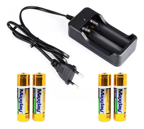 Cargador 2 baterias 18650 linternas powerbank juguete pilas recargable –  OcioDual