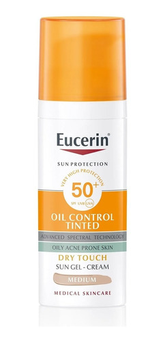 Eucerin Sun Face Oil Control Fps 50+ Tono Medio