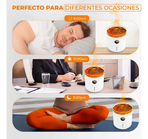 Humidificador Y Difusor De Aromas 2 En 1 Pebetero Eléctrico