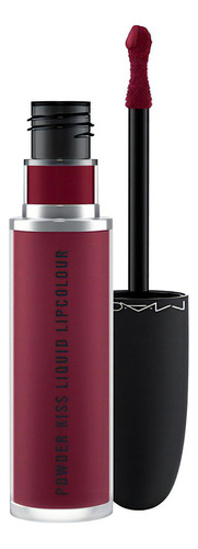 Labial Liquido Mac Powder Kiss Liquid Lipcolour Color Burning Love