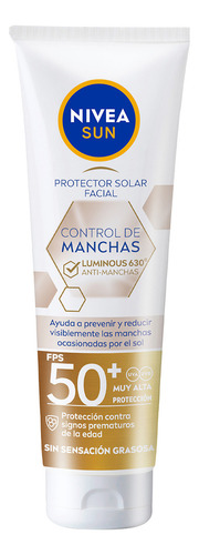 Protector solar anti manchas NIVEA Luminous630 FPS50 40 ml