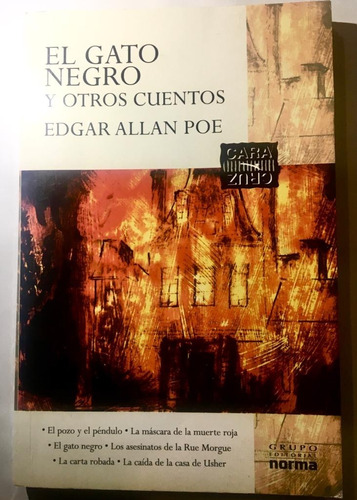 Libro  El Gato Negro Y Otros Cuentos  De Edgar Allan Poe