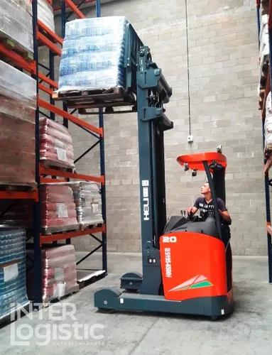 Apilador Elevador Eléctrico Retractil Heli 2000 Kg Nuevo 0km