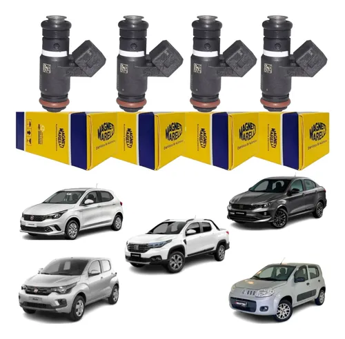 comprar 4 Bicos Injetores Uno 1.0 2016 A 2021 Ipe052 Magneti Mareli