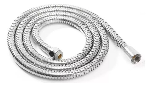 Manguera Ducha Flexible Extensible Cromada 2mts Inoxidable